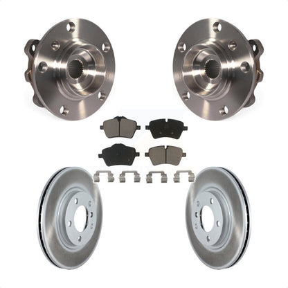 Hub Bearing Coated Brake Rotor Pads Front Kit For Mini Cooper Countryman Paceman
