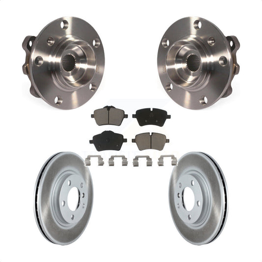 Hub Bearing Coated Brake Rotor Pads Front Kit For Mini Cooper Countryman Paceman