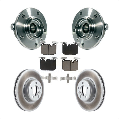 Hub Bearing Coat Brake Rotor Pad Front Kit For BMW 328i xDrive 320i 228i 435i GT