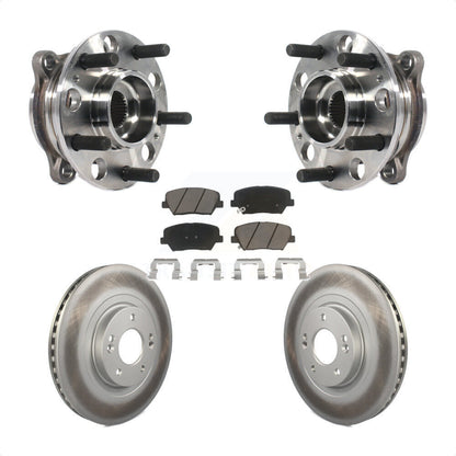 Hub Bearing Coat Brake Rotor Pads Front Kit For Hyundai Santa Fe Sport 2.4L 2.0L