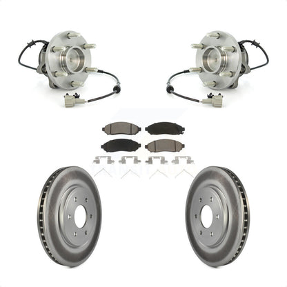 Hub Bearing Coat Brake Rotor Pad Front Kit For Nissan Frontier Pathfinder Xterra