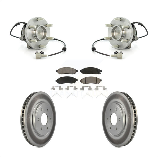Hub Bearing Coat Brake Rotor Pad Front Kit For Nissan Frontier Pathfinder Xterra