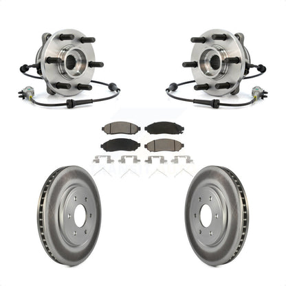 Hub Bearing Coat Brake Rotor Pad Front Kit For Nissan Frontier Pathfinder Xterra