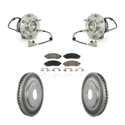 Hub Bearing Coated Brake Rotor Pads Front Kit For Nissan Frontier Suzuki Equator