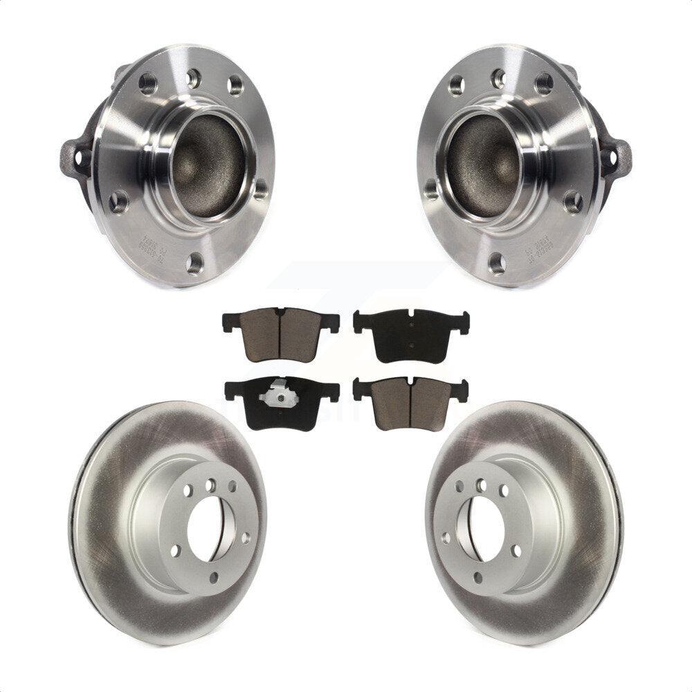 Hub Bearing Coat Brake Rotor Pad Front Kit For BMW 328i 320i 228i 428i 230i Gran