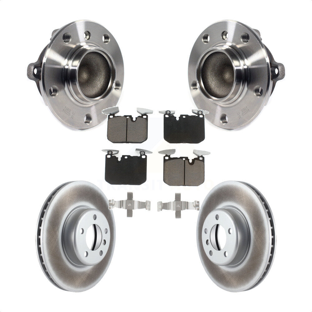 Hub Bearing Coated Brake Rotor Pad Front Kit For BMW M235i 335i 328i 228i 435i 3
