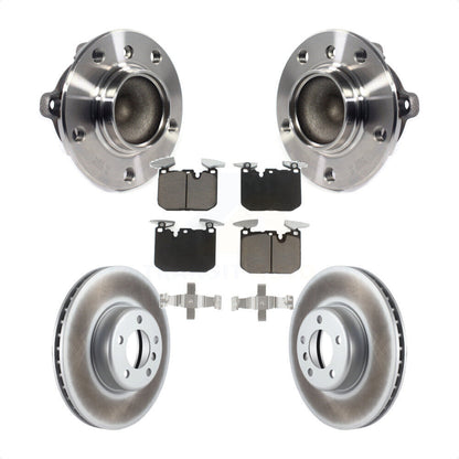 Hub Bearing Coated Brake Rotor Pad Front Kit For BMW M235i 335i 328i 228i 435i 3