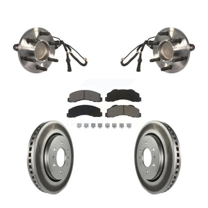 Hub Bearing Coat Brake Rotor Pad Front Kit For Ford Expedition Lincoln Navigator