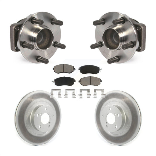 Hub Bearing Coated Brake Rotor Pad Front Kit For Scion FR-S Subaru BRZ Toyota 86