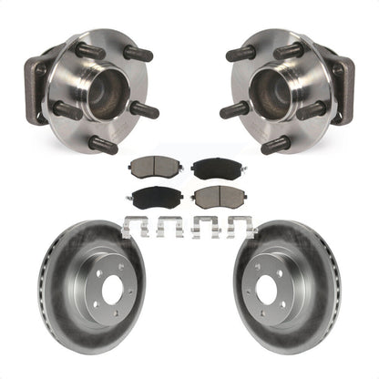 Hub Bearing Coated Brake Rotor Pad Front Kit For 2013-2016 Scion FR-S Subaru BRZ
