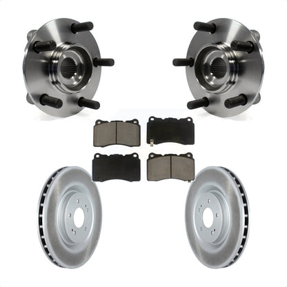 Hub Bearing Assembly Coated Disc Brake Rotor Pad Front Kit For Mitsubishi Lancer