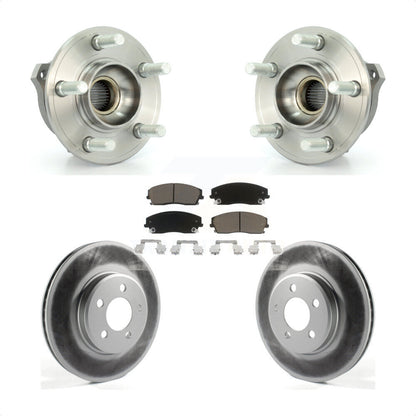 Hub Bearing Coat Brake Rotor Pad Front Kit For Dodge Charger Chrysler 300 Magnum