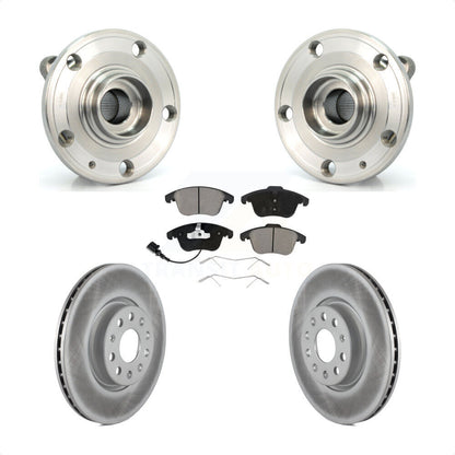 Hub Bearing Coat Brake Rotor Pads Front Kit For Volkswagen Tiguan Passat Audi Q3