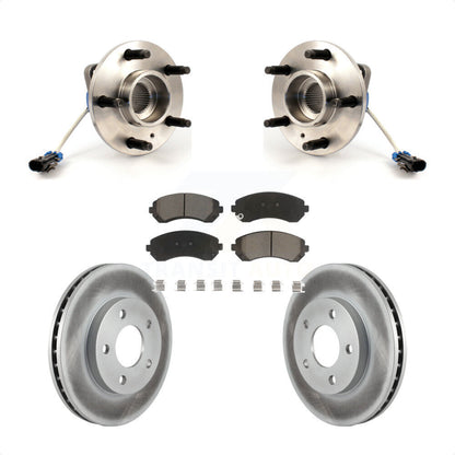 Hub Bearing Coated Brake Rotor Pads Front Kit For Buick Rendezvous Pontiac Aztek