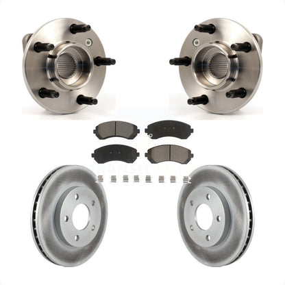 Hub Bearing Coated Brake Rotor Pads Front Kit For Buick Rendezvous Pontiac Aztek