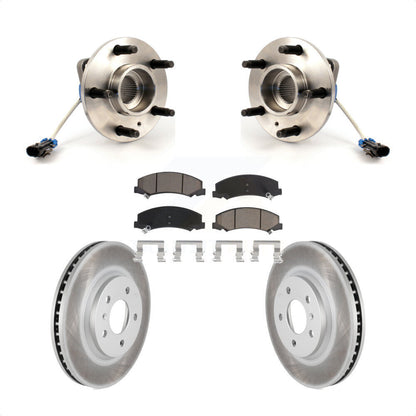 Hub Bearing Coated Brake Rotor Pads Front Kit For Chevrolet Impala Buick Lucerne