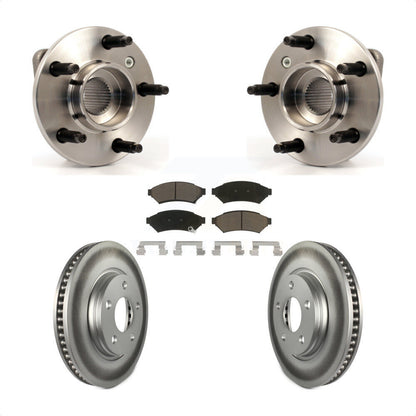 Hub Bearing Coat Brake Rotor Pad Front Kit For Pontiac Grand Prix Buick LaCrosse