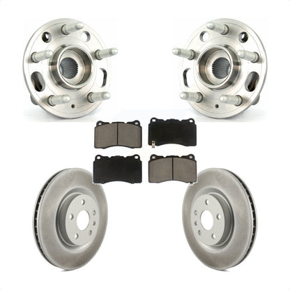 Hub Bearing Assembly Coat Brake Rotor Pad Front Kit For Buick Regal Cadillac XTS