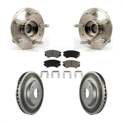 Hub Bearing Assembly Coated Disc Brake Rotor Pads Front Kit For Chevrolet Camaro