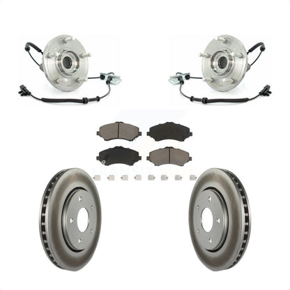 Hub Bearing Coat Brake Rotor Pad Front Kit For Dodge Grand Caravan Chrysler Town