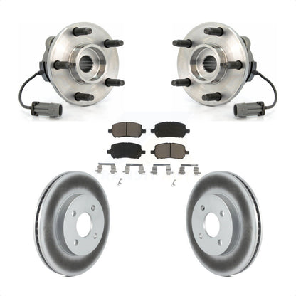Hub Bearing Coated Disc Brake Rotor Pad Front Kit For Saturn Ion Pontiac Pursuit