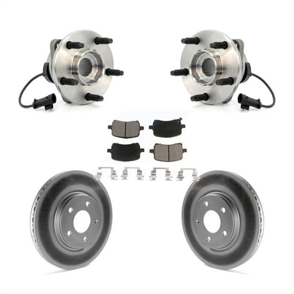 Hub Bearing Coated Brake Rotor Pad Front Kit For Chevrolet Malibu HHR Pontiac G6