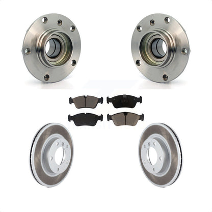 Hub Bearing Coated Brake Rotor & Pad Front Kit For BMW Z3 Z4 320i 328i 323i 318i