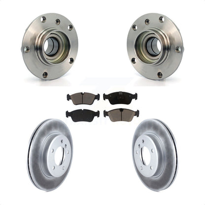 Hub Bearing Coated Brake Rotor Pads Front Kit For BMW Z4 325i 325Ci 320i Z3 328i