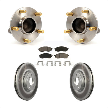 Hub Bearing Assembly Coat Brake Rotor Pad Front Kit For INFINITI G35 Nissan 350Z