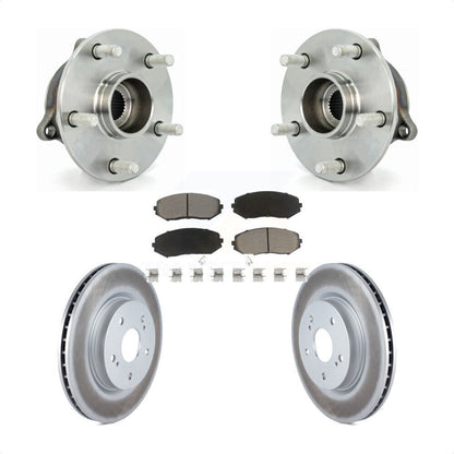 Hub Bearing Coated Brake Rotor & Pad Front Kit For 2006-2013 Suzuki Grand Vitara