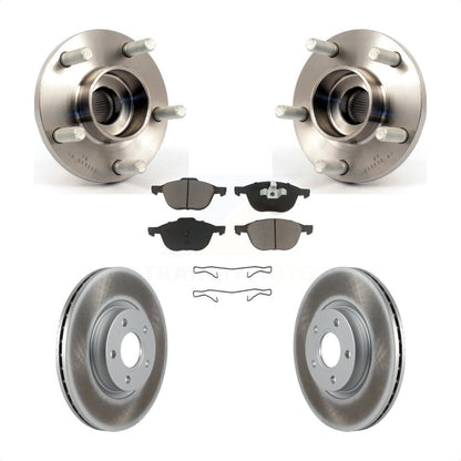 Hub Bearing Assembly Coated Brake Rotor Pads Front Kit For Volvo S40 C30 V50 C70
