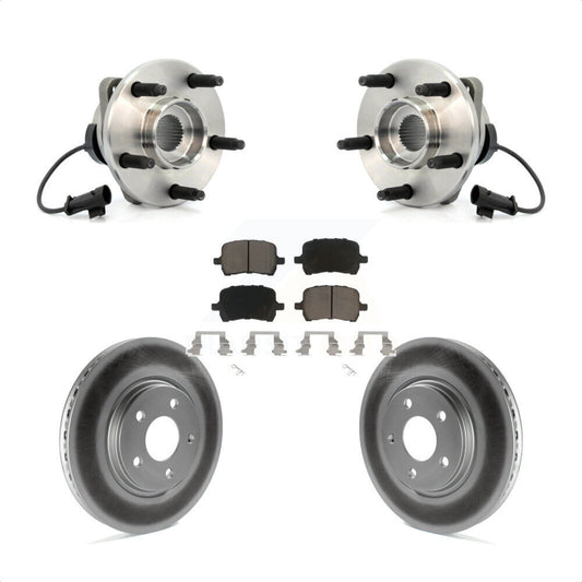 Hub Bearing Coat Brake Rotor Pads Front Kit For Chevrolet Malibu Pontiac G6 Aura