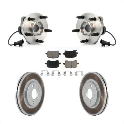 Hub Bearing Assembly Coated Disc Brake Rotor Pads Front Kit For Chevrolet Malibu