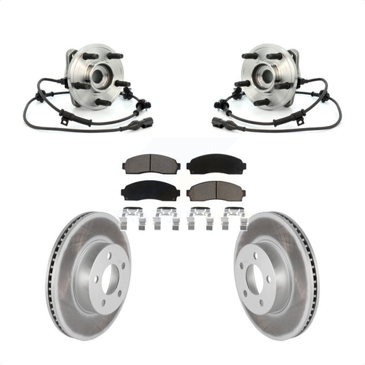 Hub Bearing Coated Brake Rotor Pad Front Kit For Ford Ranger Explorer Sport Trac