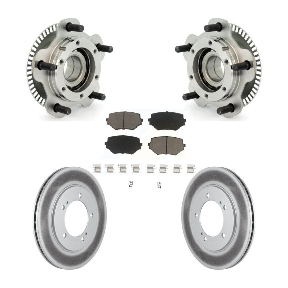Hub Bearing Assembly Coat Brake Rotor Pad Front Kit For Suzuki Grand Vitara XL-7