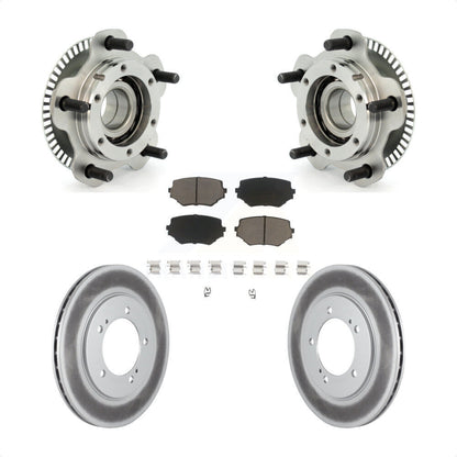 Hub Bearing Assembly Coat Brake Rotor Pad Front Kit For Suzuki Grand Vitara XL-7