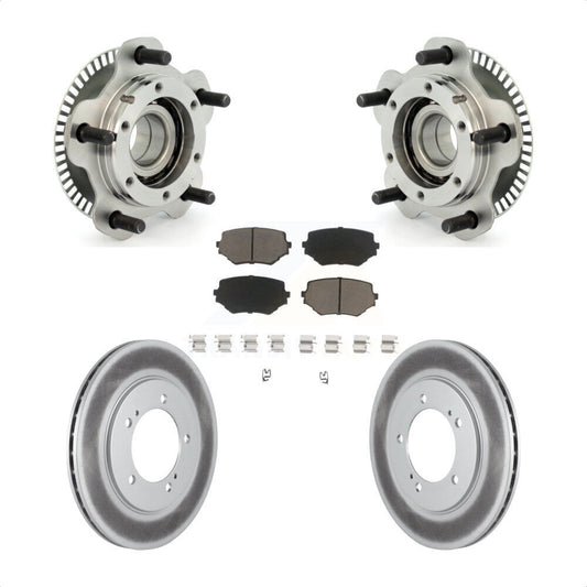 Hub Bearing Assembly Coat Brake Rotor Pad Front Kit For Suzuki Grand Vitara XL-7