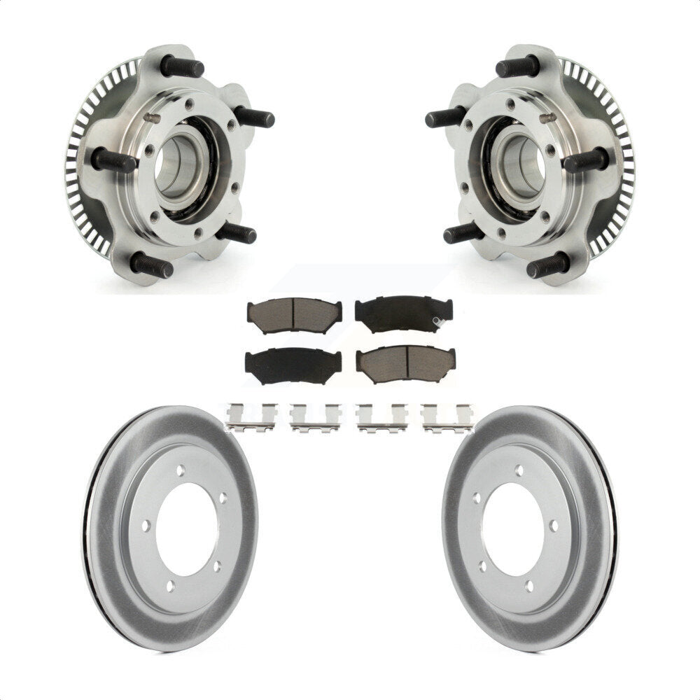 Hub Bearing Coated Brake Rotor Pad Front Kit For Chevrolet Tracker Suzuki Vitara