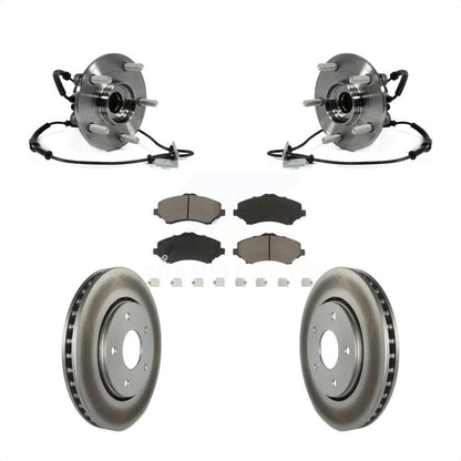Hub Bearing Coat Brake Rotor Pad Front Kit For Dodge Grand Caravan Chrysler Town