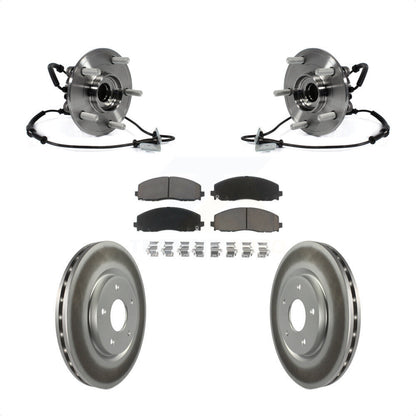 Hub Bearing Coat Brake Rotor Pad Front Kit For Dodge Grand Caravan Chrysler Town