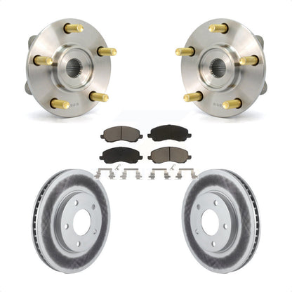 Hub Bearing Coat Brake Rotor Pad Front Kit For Chrysler Sebring Mitsubishi Dodge