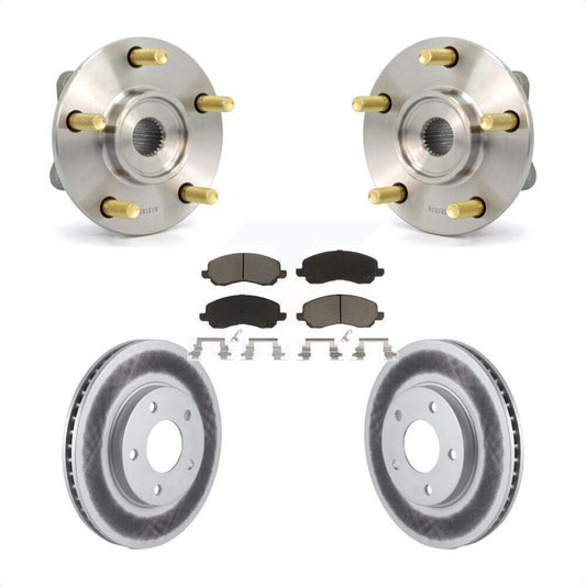 Hub Bearing Coat Brake Rotor Pad Front Kit For Chrysler Sebring Mitsubishi Dodge