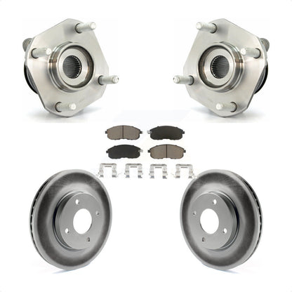 Hub Bearing Assembly Coated Disc Brake Rotor And Pad Front Kit For Nissan Sentra