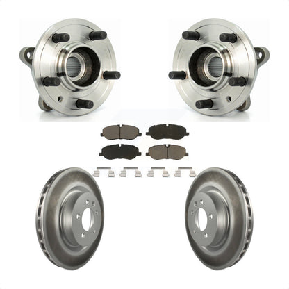 Hub Bearing Assembly Coated Brake Rotor Pad Front Kit For Land Rover Range Sport