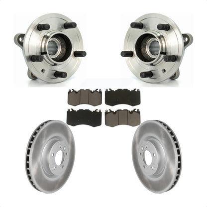 Hub Bearing Assembly Coated Brake Rotor Pad Front Kit For Land Rover Range Sport