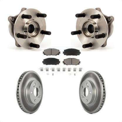 Hub Bearing Coat Brake Rotor Pad Front Kit For Toyota Prius Lexus CT200h Plug-In