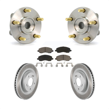 Hub Bearing Coat Brake Rotor Pad Front Kit For 06 Mitsubishi Eclipse To 10 31 05