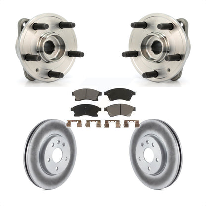 Hub Bearing Assembly Coat Brake Rotor Pads Front Kit For Chevrolet Cruze Limited