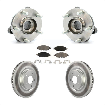 Hub Bearing Coat Brake Rotor Pad Front Kit For Nissan Pathfinder Murano INFINITI