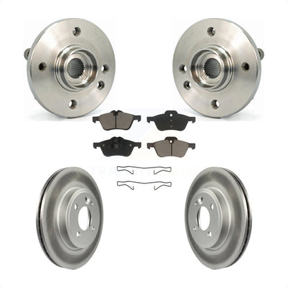 Hub Bearing Assembly Coated Disc Brake Rotors And Pads Front Kit For Mini Cooper